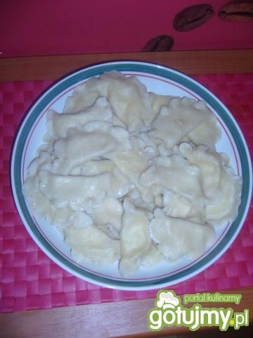 Pierogi z serem na słodko.