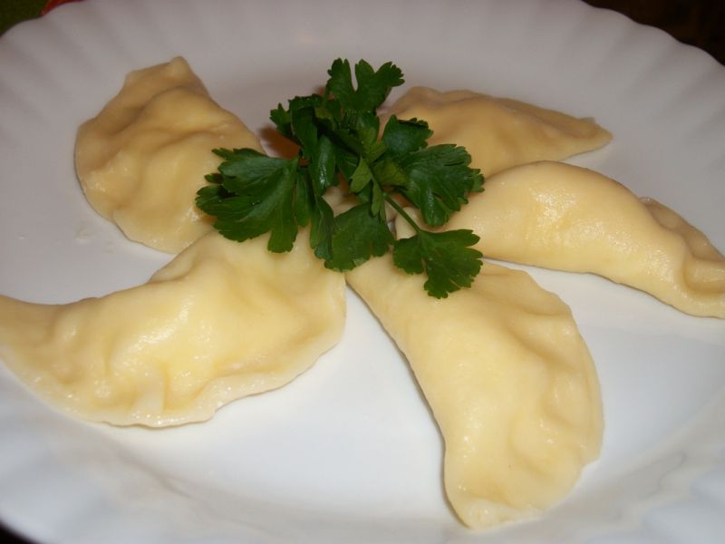 Pierogi z serkiem wiejskim  Pierogi z serkiem wiejskim