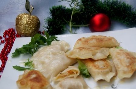 Pierogi z soczewicą i kapustą 