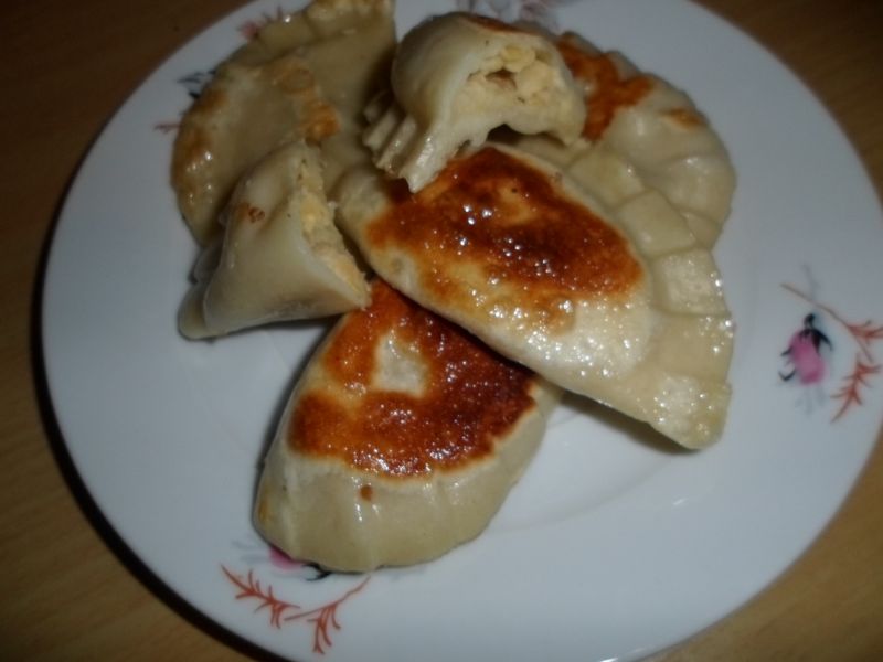 Pierogi z soczewicą i serem feta