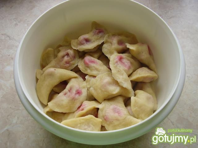 Pierogi z truskawkami  Pierogi z truskawkami