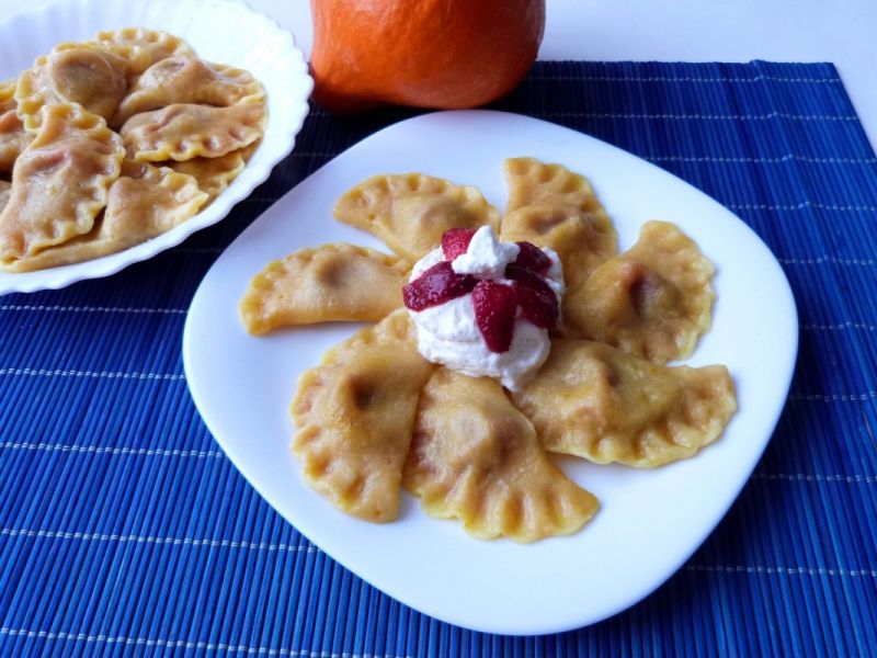 Pierogi z truskawkami w innej wersji