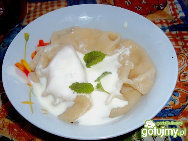Pierogi z twarogiem na słodko