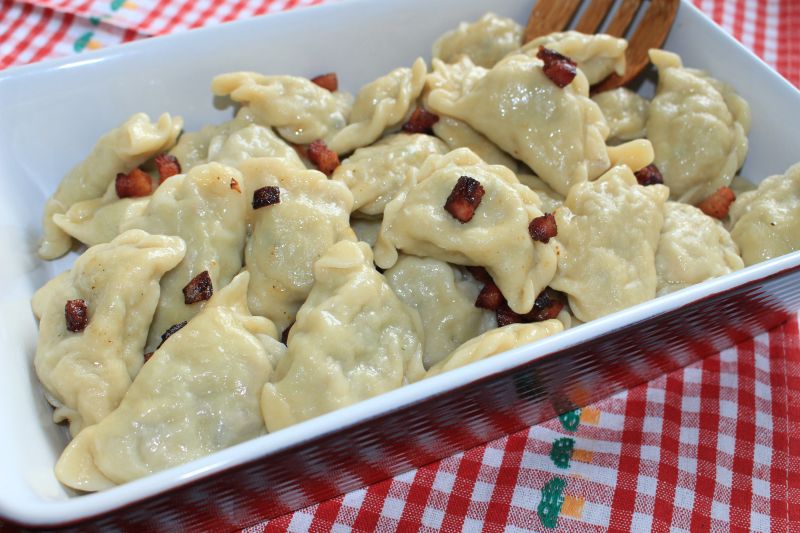 Pierogi ze słodkiej kapusty Pierogi ze słodkiej kapusty