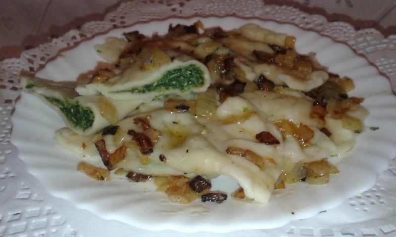 Pierogi ze szpinakiem  