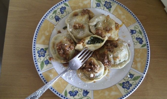 Pierogi ze szpinakiem Pierogi ze szpinakiem