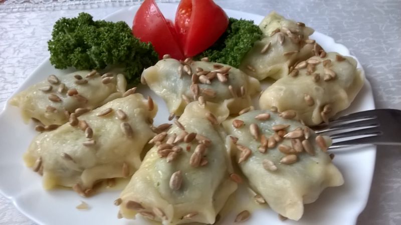 Pierogi ze szpinakiem Pierogi ze szpinakiem
