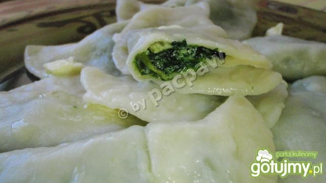 Pierogi ze szpinakiem 