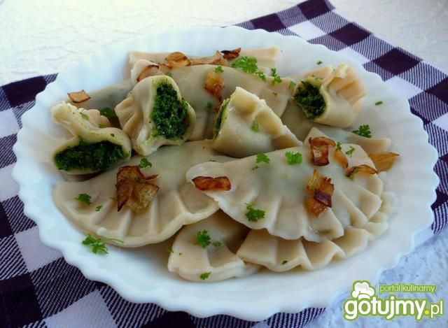 Pierogi ze szpinakiem i ricottą Pierogi ze szpinakiem i ricottą