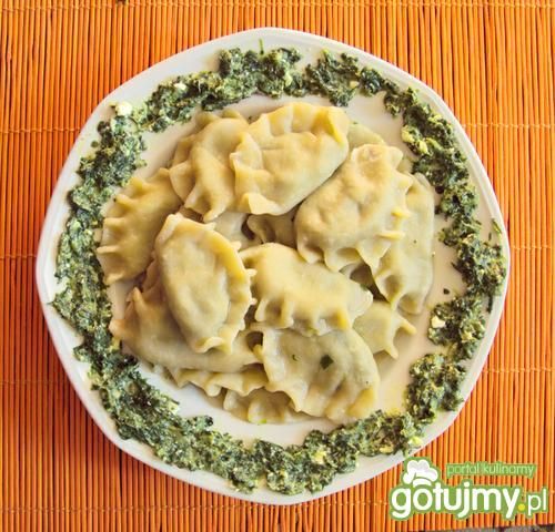 Pierogi ze szpinakiem wg przejs