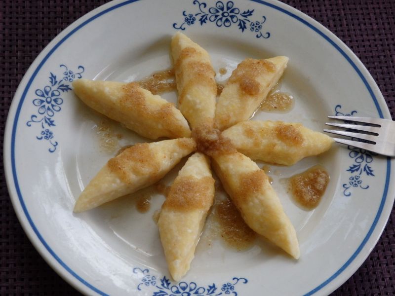 Pierogi/kluski leniwe z twarogiem