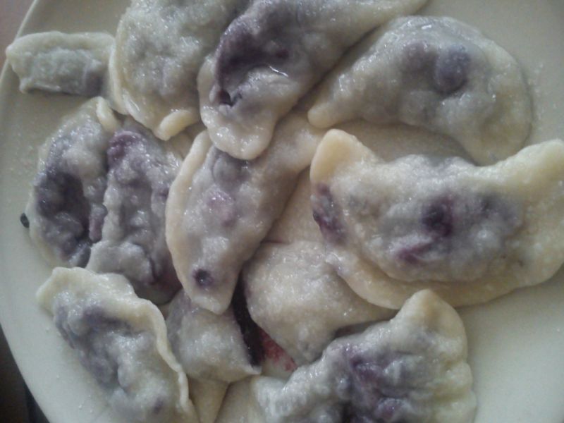 Pierożki z jagodami