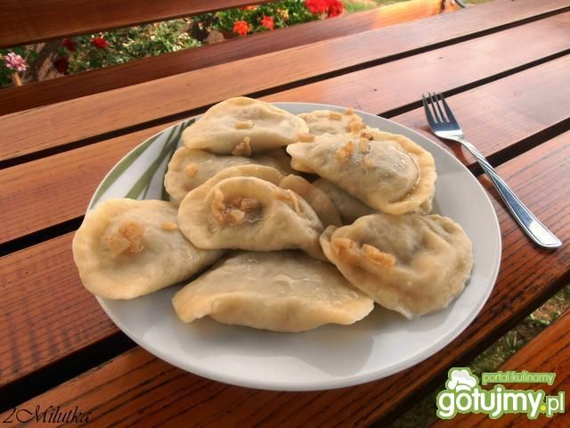Pierożki z kapustą i serduszkami Pierożki z kapustą i serduszkami