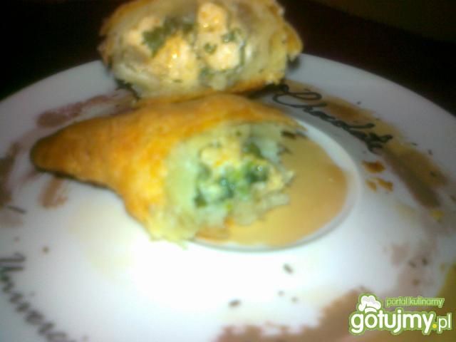 Pierożki z kurczakiem i pietruszką