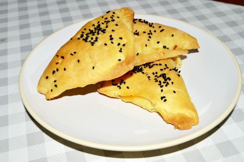 Pierożki z kurczakiem i warzywami