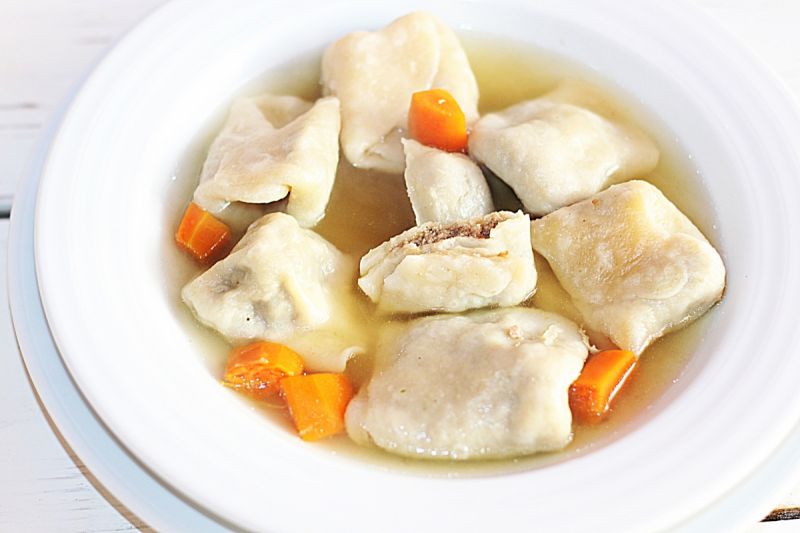 Pierożki z mięsem wołowym Pierożki z mięsem wołowym