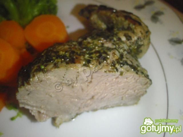 Pierś kaczki w curry i tymianku