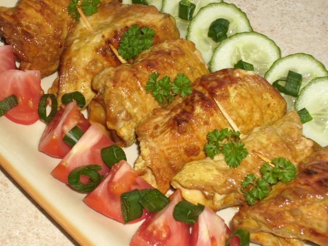 Pierś kurczaka marynowana w sosie sojowy