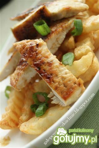 Pierś kurczaka w glazurze agrestowej Pierś kurczaka w glazurze agrestowej