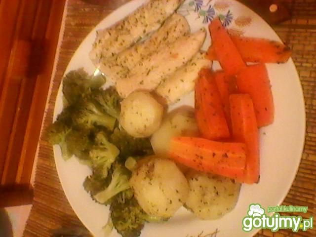 Pierś parowana z majerankiem Pierś parowana z majerankiem