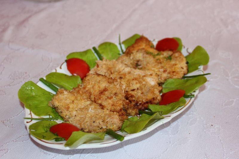 Pierś w kokosach Pierś w kokosach