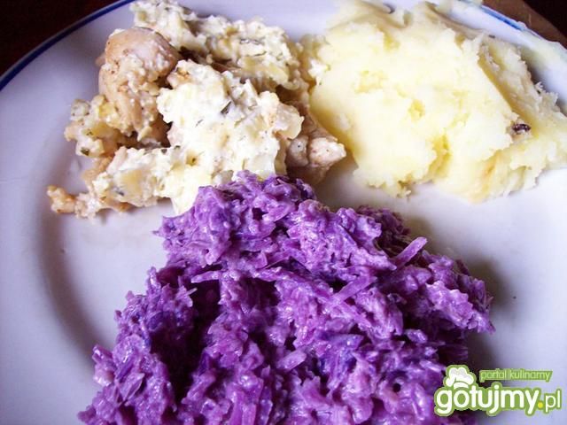 Pierś w sosie śmietankowym  Pierś w sosie śmietankowym