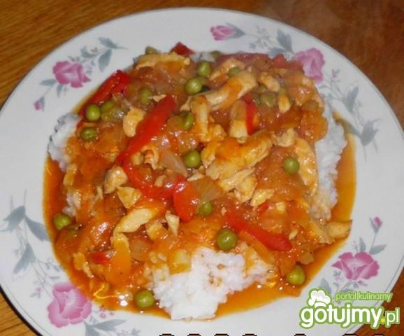 Pierś w warzywach Pierś w warzywach