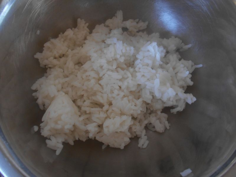 Pierś z indyka z kalarepką i ryżem