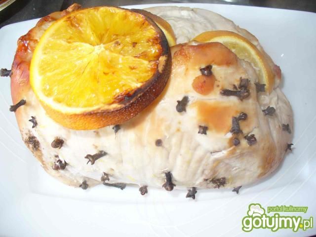 Pierś z indyka z pomarańczą 