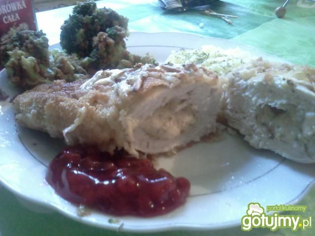 pierś z kurczaka faszerowana oscypkiem