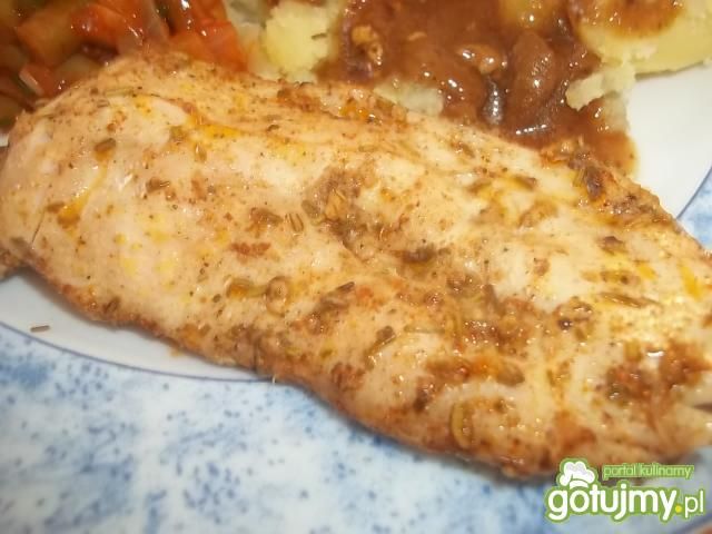 Pierś z kurczaka marynowana z imbirem