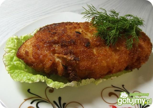 Pierś z kurczaka nadziewana pieczarkami  Pierś z kurczaka nadziewana pieczarkami