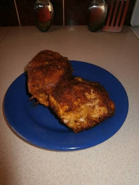 Pierś z kurczaka nadziewana pieczarkami