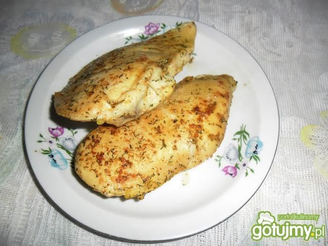 Pierś z kurczaka smażona w papierze