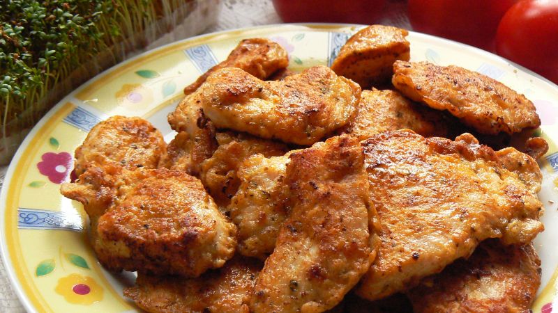 Pierś z kurczaka w cieście