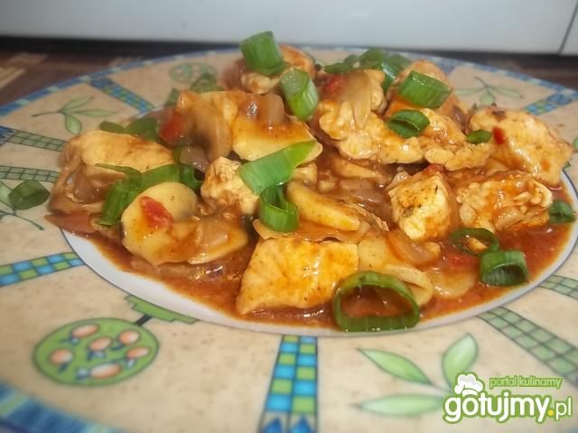 Pierś z kurczaka w ketchupie Pierś z kurczaka w ketchupie