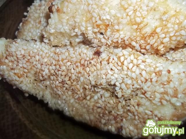 Pierś z kurczaka w sezamie