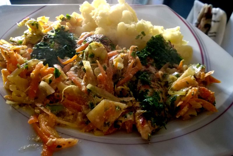 Pierś z kurczaka w sosie jogurtowo imbirowym 