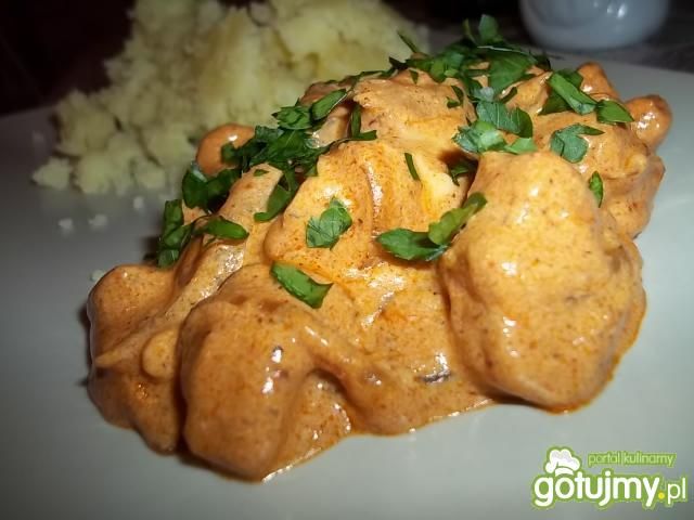 Pierś z kurczaka z cebulą