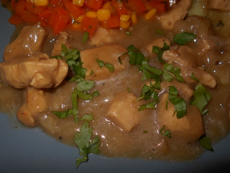 Pierś z kurczaka z czarną rzodkwią