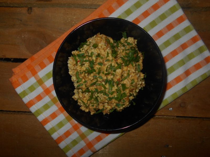 Pierś z kurczaka z kaszą jaglaną