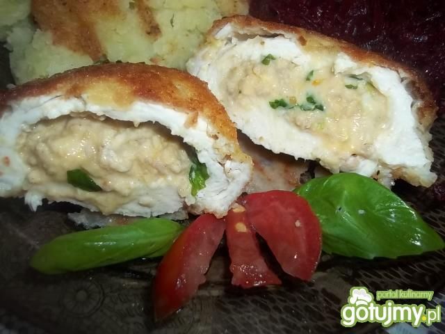 Pierś z kurczaka z resztkowym nadzieniem