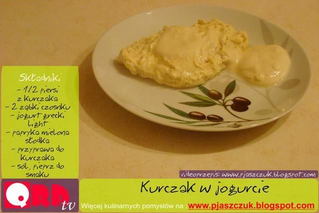 Pierś z kurczakiem w jogurcie greckim