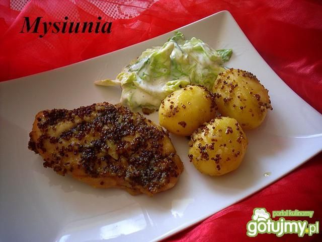 Pierś z miodem i musztardą