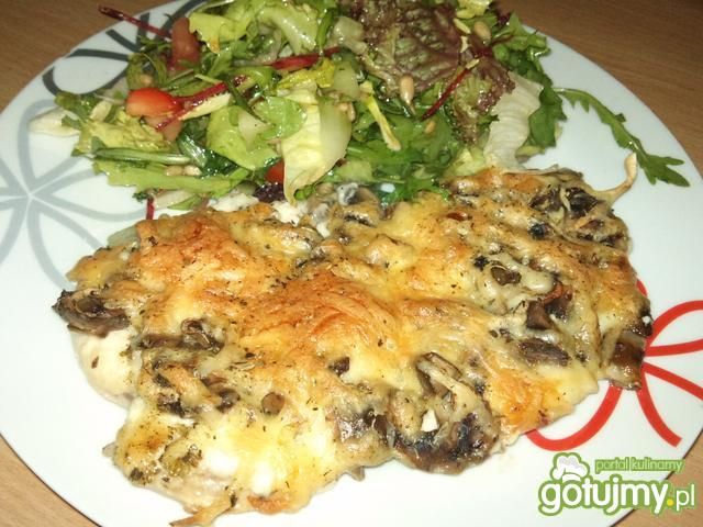 Pierś zapiekana pod kołderką Pierś zapiekana pod kołderką