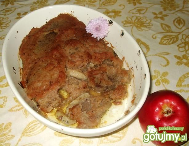 Piersi kaczki zapiekane w musie jabł-żur Piersi kaczki zapiekane w musie jabł-żur