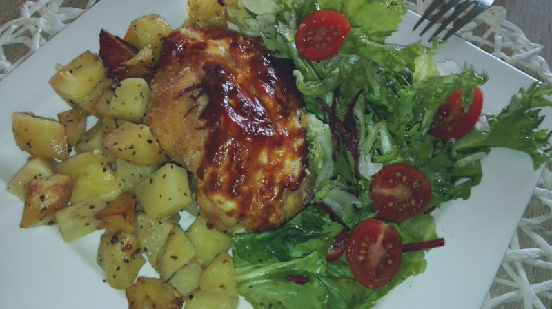 Piersi kurczaka z niespodzianką Piersi kurczaka z niespodzianką