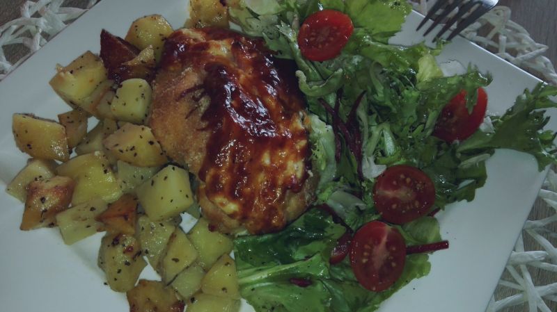 Piersi kurczaka z niespodzianką Piersi kurczaka z niespodzianką