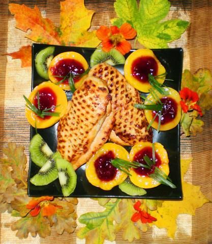 Piersi  kurczaka z patelni grillowej