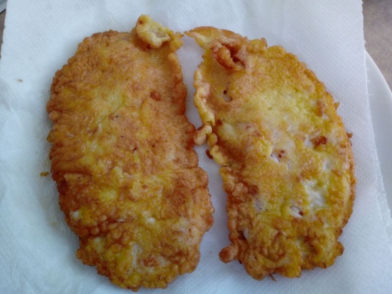 Piersi z kurczaka w cieście